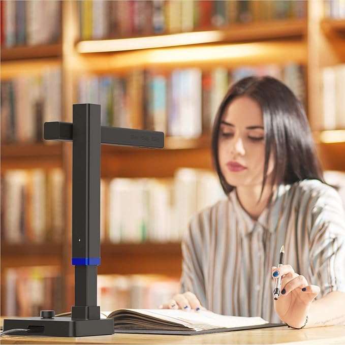 CZUR Shine Ultra Smart Portable Document Scanner, Thin Book Scanner
