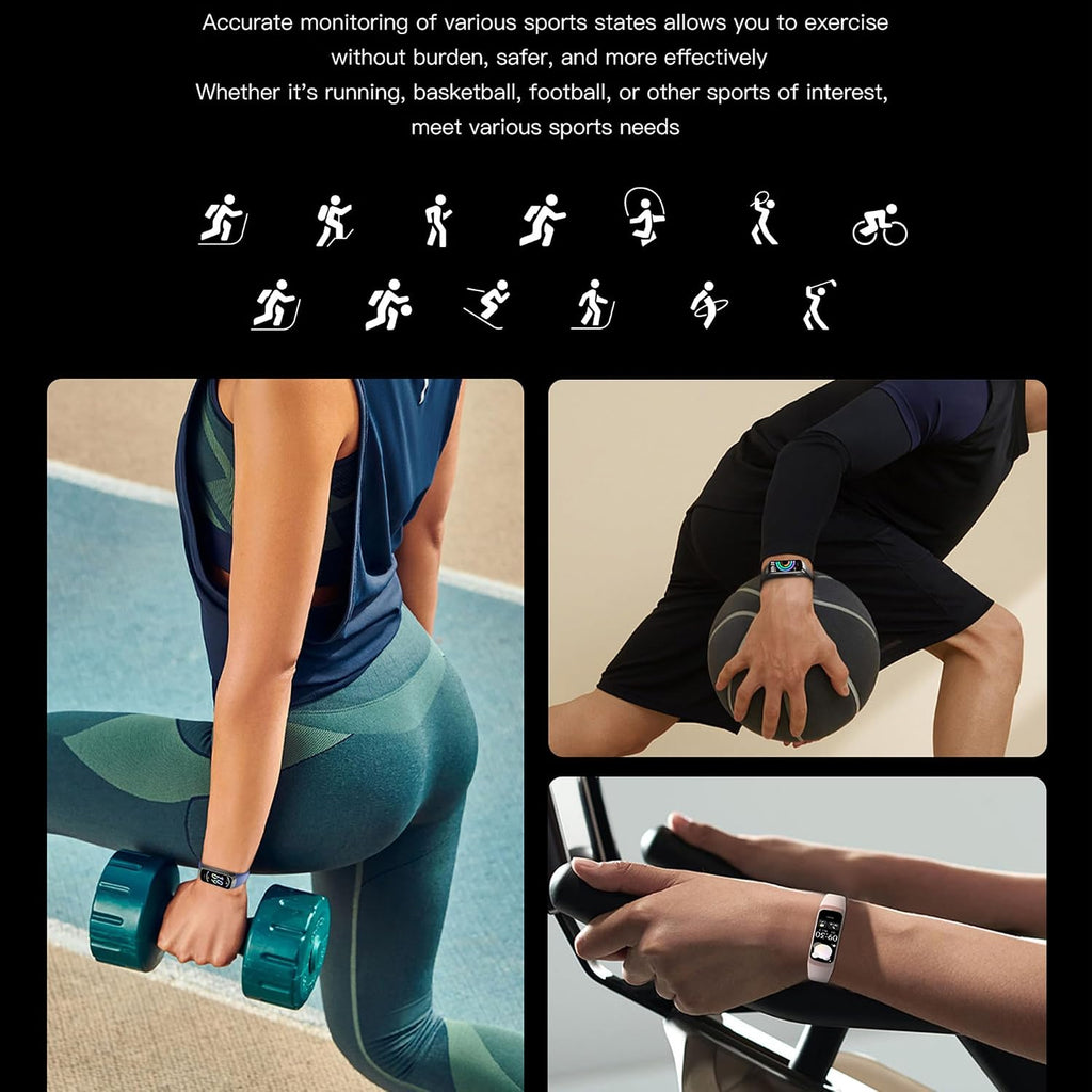 fitness tracker with heart rate/blood oxygen/sleep monitor, step, view 9
