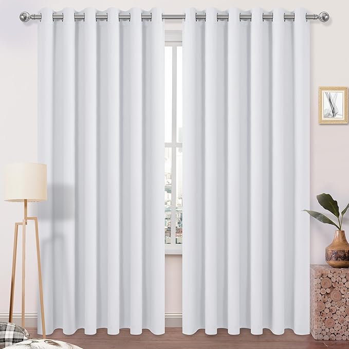 DWCN Blackout Curtains 84 Inches Long, Room Drakening Drapes