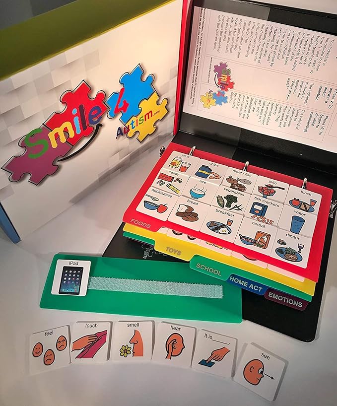 Visual Communication Book, 162 ASD Photo Picture Cards: Autism Language