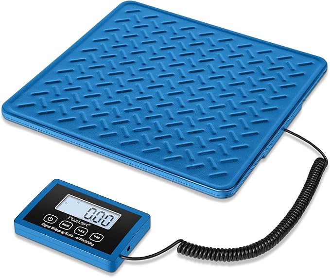 Fuzion Shipping Scale, 440LBs x 10g Postal Scale, Durable Alloy Steel Platform