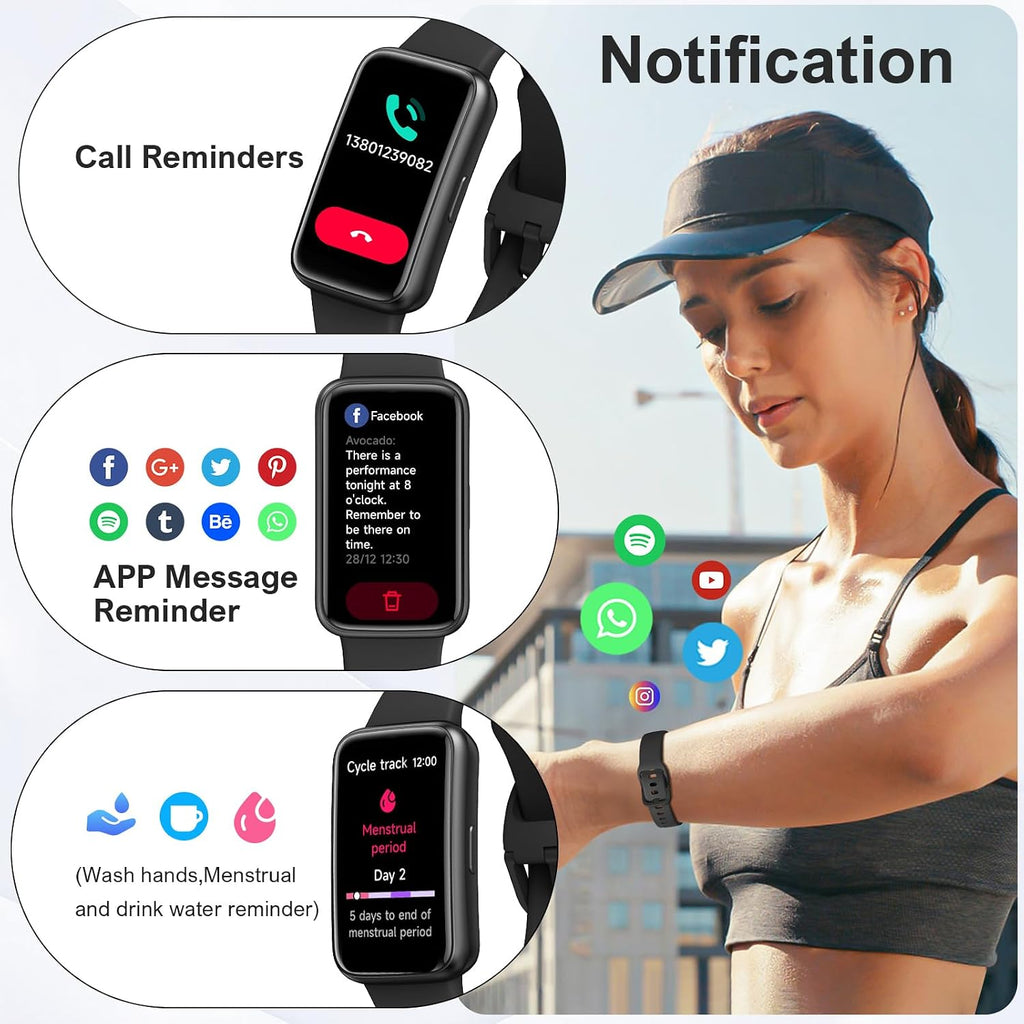 fitness tracker,smart watch with 24/7 heart rate blood, close-up detail