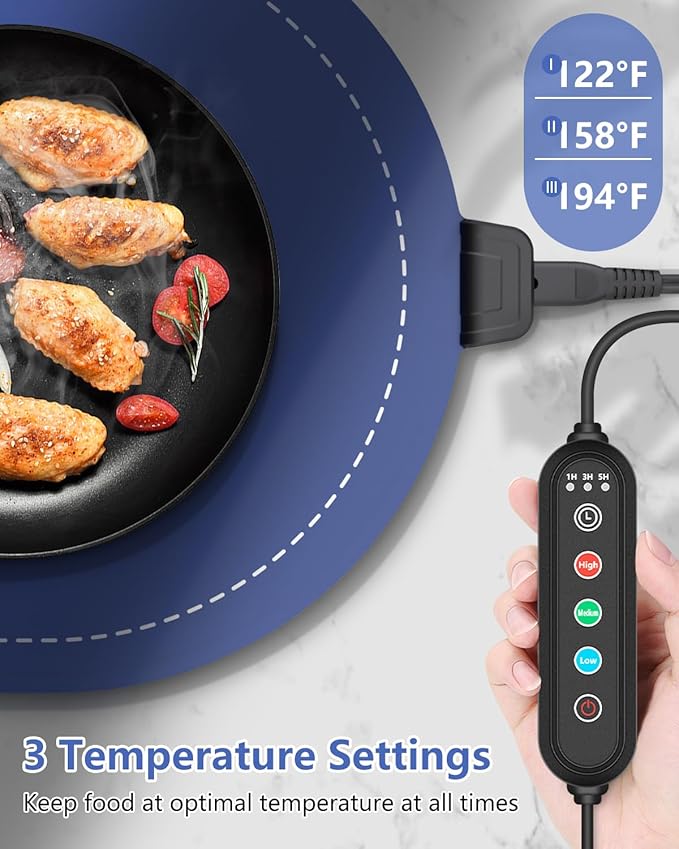 Warming Mat for Food Extra Large, and Daily Use