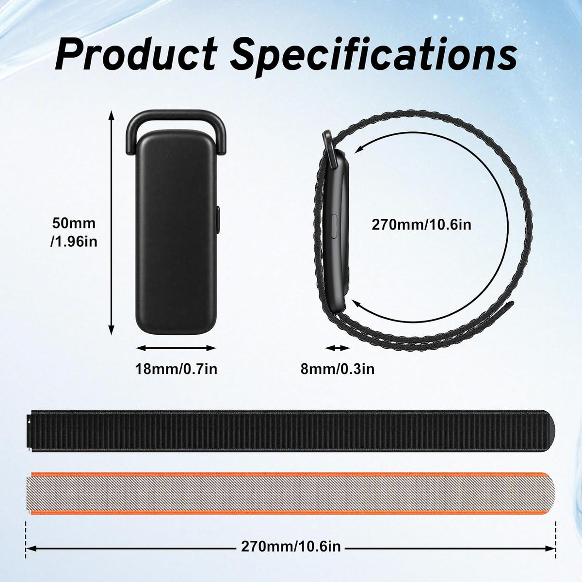 screenless activity tracker 24/7 health & fitness trackers on a desk or shelf