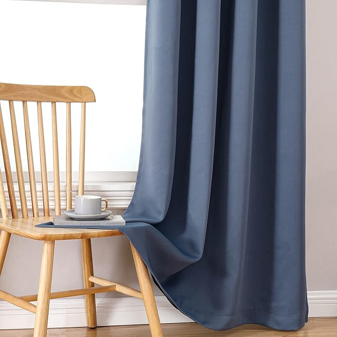ChrisDowa 100% Blackout Curtains