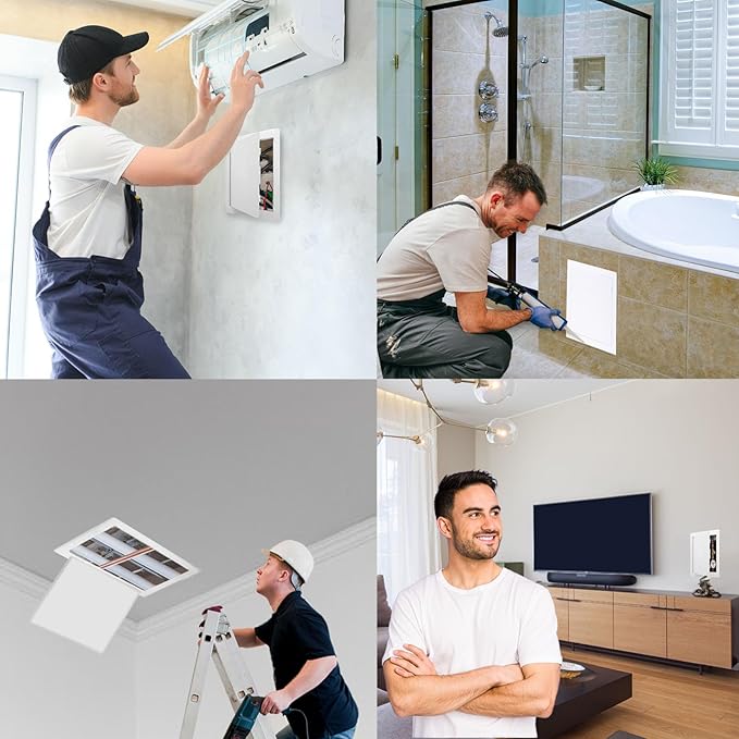 Morvat Access Panel 6x9 Inch for Drywall & Ceiling (40-Pack)