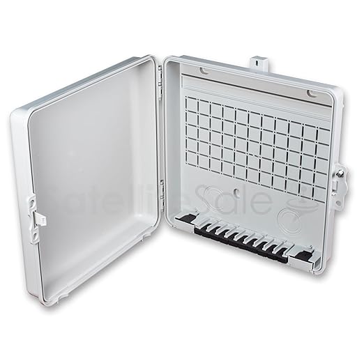 SatelliteSale Weatherproof Junction Box Heavy Duty Enclosure 12x12x3 Inches
