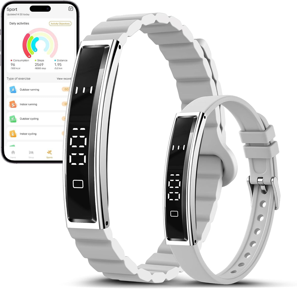 Smart Bracelet for Women & Men, Health Activity & Fitness Tracker