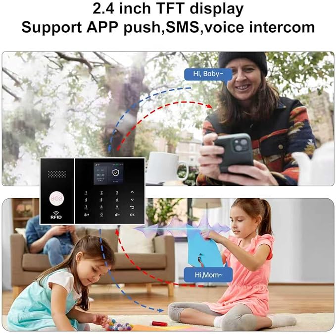 XUK Wireless 4G/GSM/Wi-Fi Security System (24-Piece)