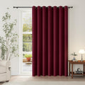 ChrisDowa Room Divider Curtain 120 Inches Long, Wide Blackout Sliding Door