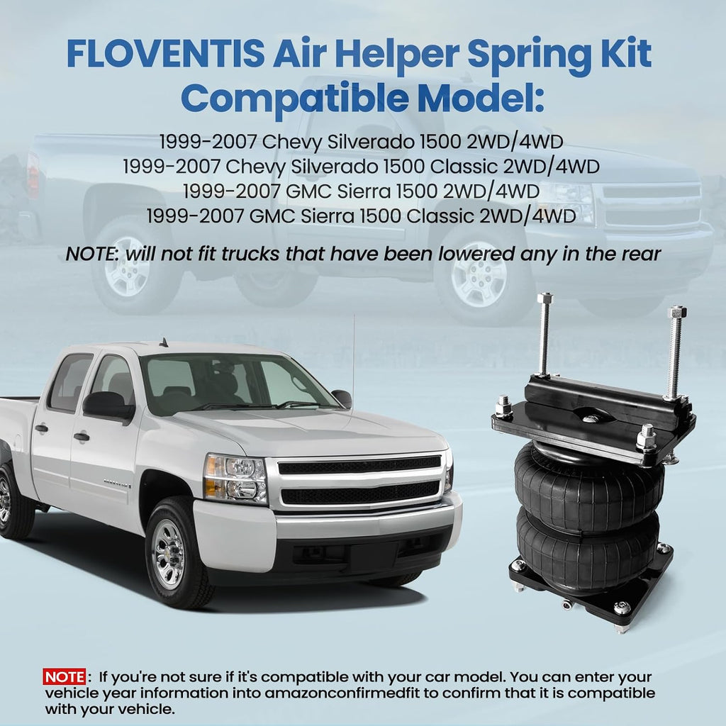 air spring bags suspension kit for chevy gmc on a desk or shelf