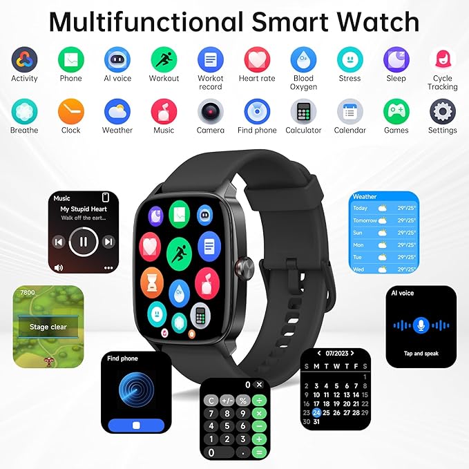 Smart Watches for Women Men