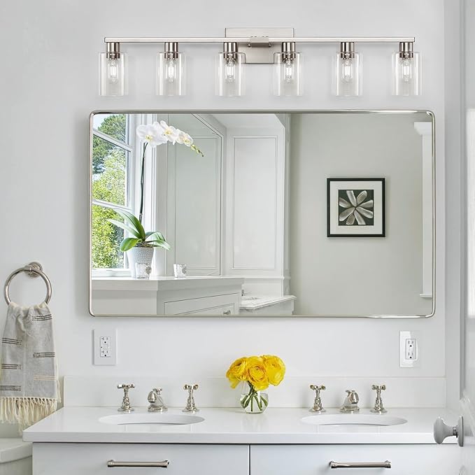 SOPEAS 6-Light Bathroom Light Fixtures, Vanity