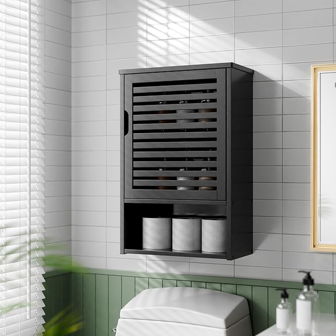 HITNET Bathroom Storage Cabinet Wall Mounted, Hanging Medicine Cabinet