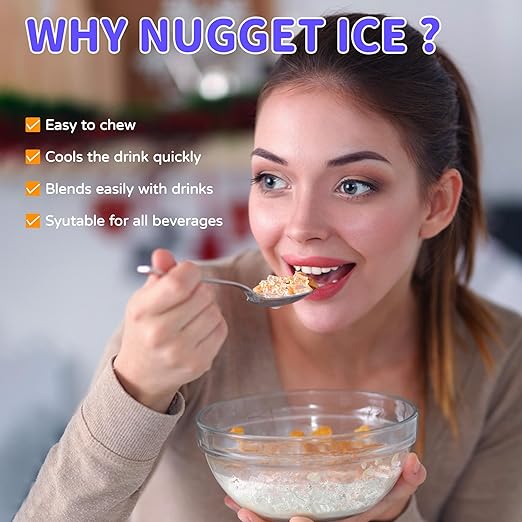 Commercial Nugget Ice Maker 80Lbs/24H