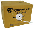 Rockville CL14-500-2 CL2 Rated 14 AWG 500' Speaker Wire, In-Wall and Ceiling Use