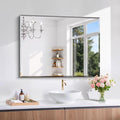 CILIBER Beveled Bathroom Mirror, 30x40 Large Frameless Mirrors