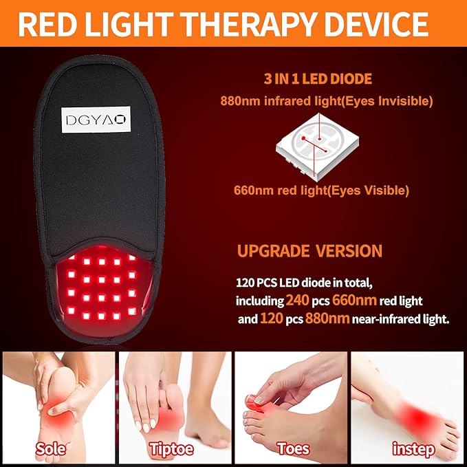 DGQY Upgraded Red Infrared Light Therapy