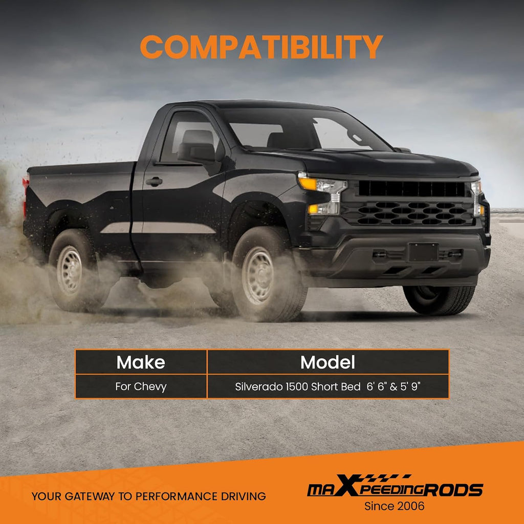 maxpeedingrods air suspension bags kit for chevy silverado shown in use