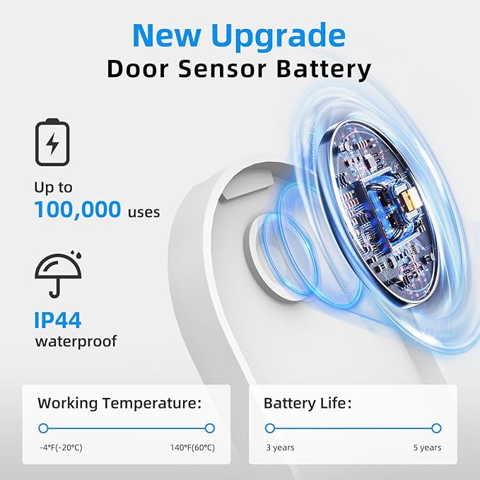 Door Chime, Daytech Wireless Door Sensor Chime 800ft Range Door Entry Chime