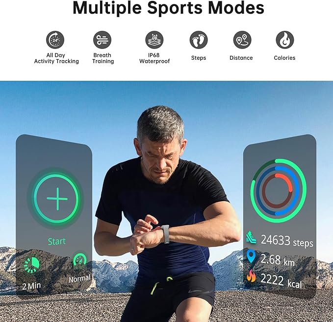 Sunorshop Health Fitness Tracker, Smart Watch