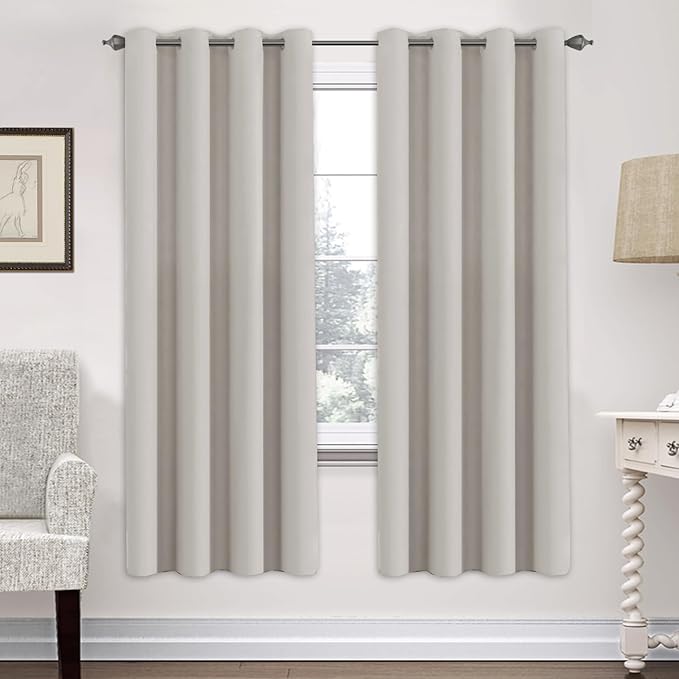 H.VERSAILTEX Premium Blackout Thermal Insulated Room Darkening Curtains