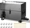 Maysun Automatic Golf Ball Dispenser for Indoor & Outdoor Practice, No Electricity Auto Tee Up Machine with 10 Golf Balls & 10 Tees, Heavy Duty Golf Training Aid for Backyard Garage Driving Range