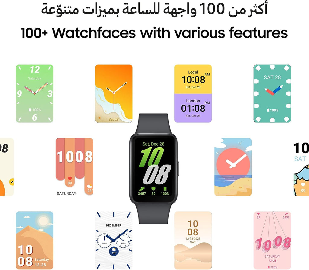 samsung galaxy fit 3 [2025, 40mm] 1.6" amoled on a desk or shelf
