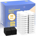 GIOTOHUN Filters for Cat Water Fountain: 40 Cat Water Fountains Filter