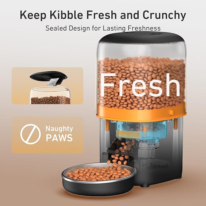 2025 Upgraded Automatic Cat Feeder - 4L Timed Auto Pet Feeder