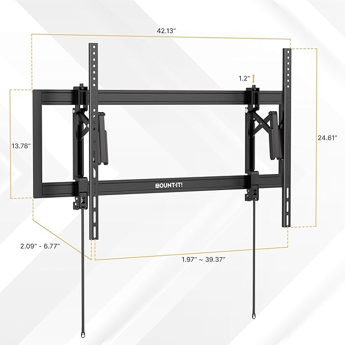 Mount-It! Advanced Extendable Tilt TV Wall Mount