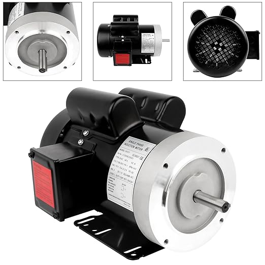5HP Electric Motor 3450RPM General Purpose Single Phase Motor 208-230V 56C