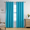 MIUCO Room Darkening Thermal Insulated Grommet Window Blackout Curtains Panels