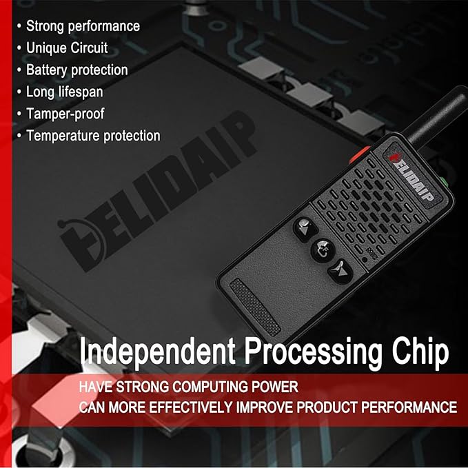 ELIDAIP T-M2 Super Mini Walkie Talkies