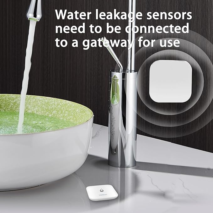 Easebloom Water Leak Detector for Home (4-Pack)
