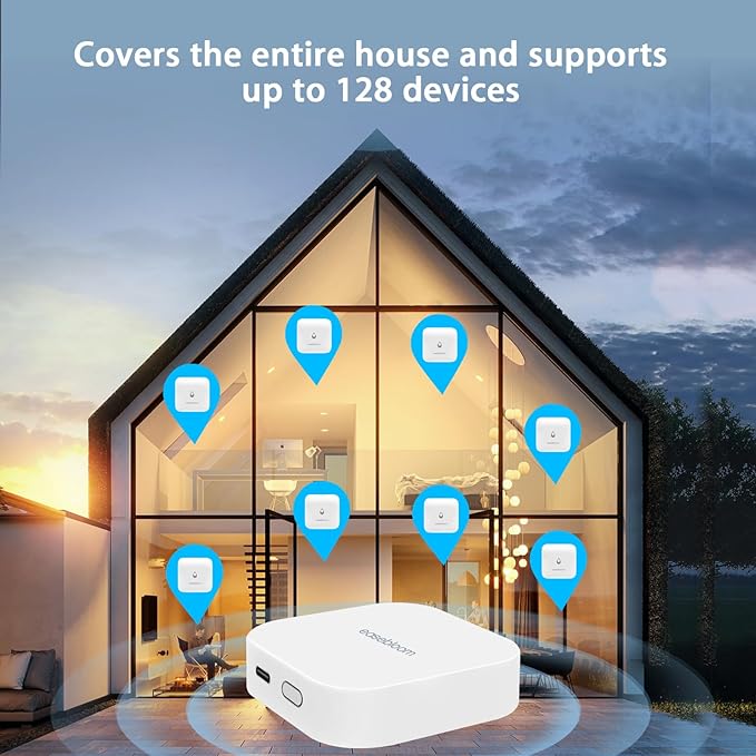 Easebloom Water Leak Detector for Home (4-Pack)