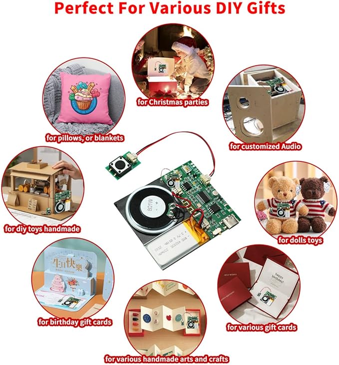Bluetooth & MIC Recording Audio Sound Module, 8MB Voice Chips