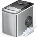 Silonn Ice Makers Countertop, 9 Cubes Ready in 6 Mins, 26lbs in 24Hrs,