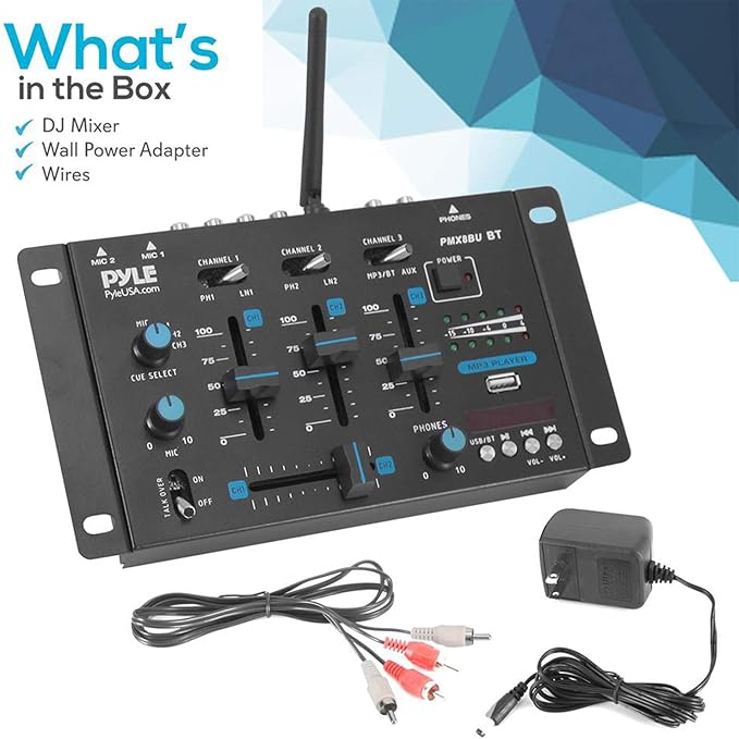 Pyle Wireless DJ Audio Mixer