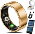 Smart Health Fitness Ring for Women & Men, Activity Tracker with Step Counter, Sleep Monitor & Stress Tracking, Waterproof, Compatible with Android & iOS, No Subscription Fee
