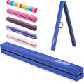 ZELUS 8' Folding Gymnastics Balance Beam, Floor Balance Beam w/Carry Handles