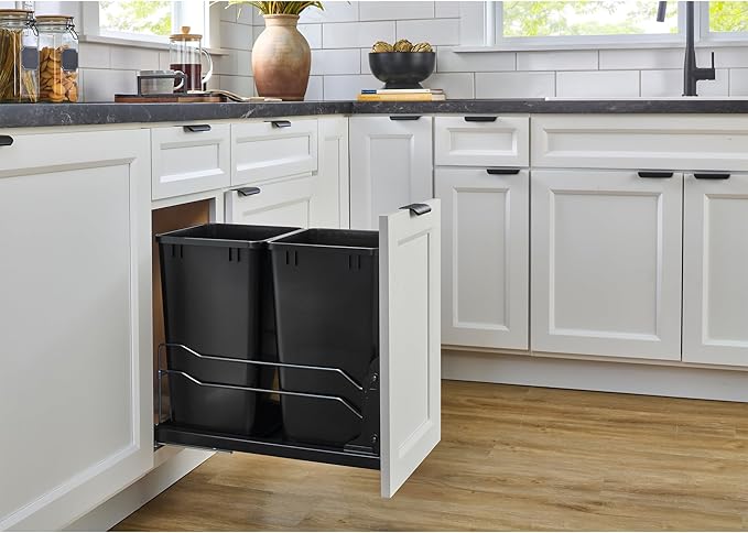 Rev-A-Shelf Double Pullout Trash Cans