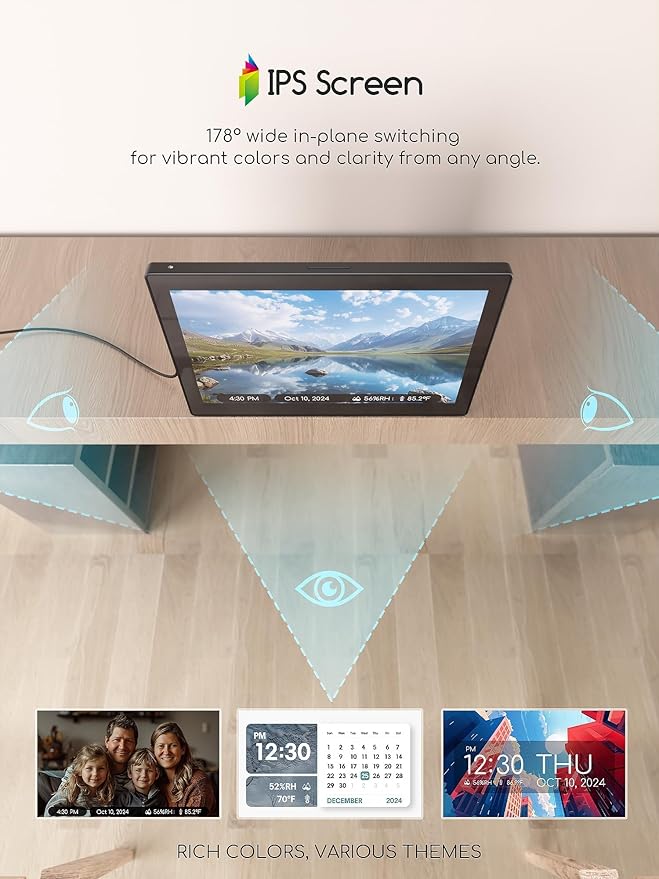 Raynic Digital Clock, Large Display Calendar Clock
