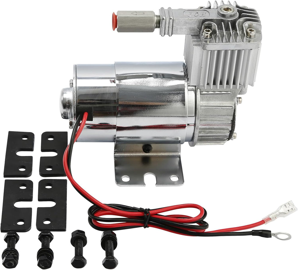 tct-motorparts rear air ride suspension fit for harley, side view