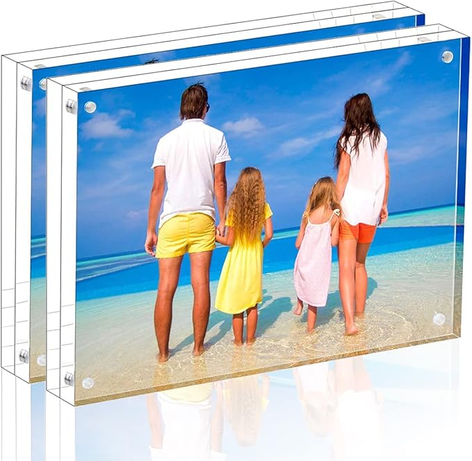 Meetu Acrylic Picture Frame 8x10 (2 Pack)