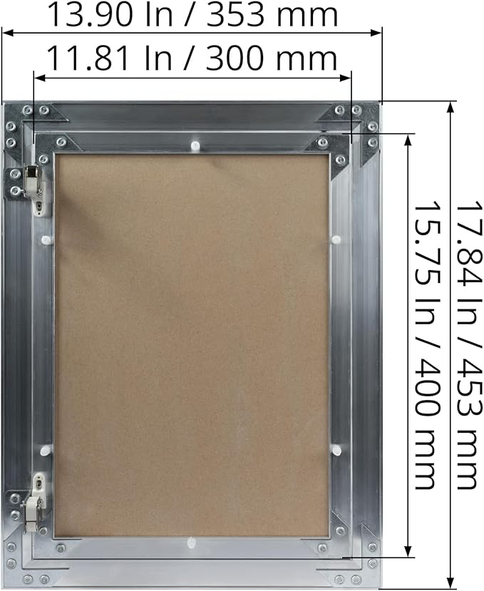 12" x 16" Inch Aluminum Drywall Access Panel