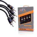 Elite Audio Premium Series 15ft. 4-Channel Car Audio RCA Cable – Double Shielded