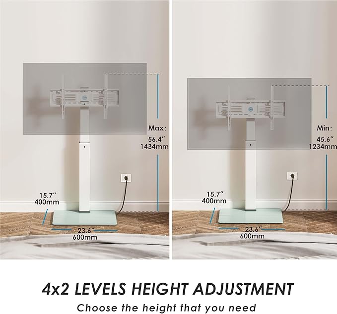 FITUEYES Floor TV Stand for 32-75 inch TV
