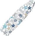 Extra Thick Ironing Board Cover and Pad, Coral Starfish Coastal 15x54 Ironing