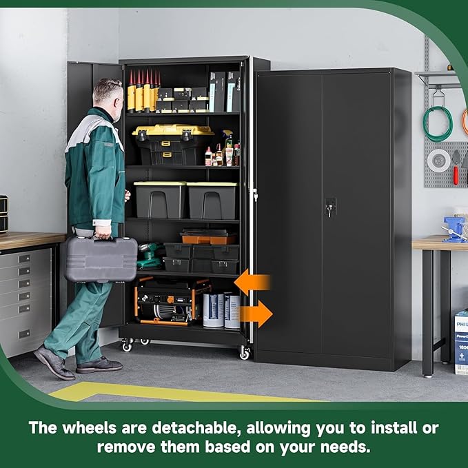 Letaya Metal Garage Storage Cabinets